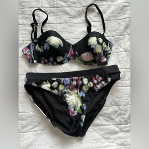 Ted Baker floral bikini size medium